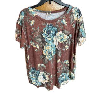 SEW‎ in Love Women’s Floral Top with Pocket